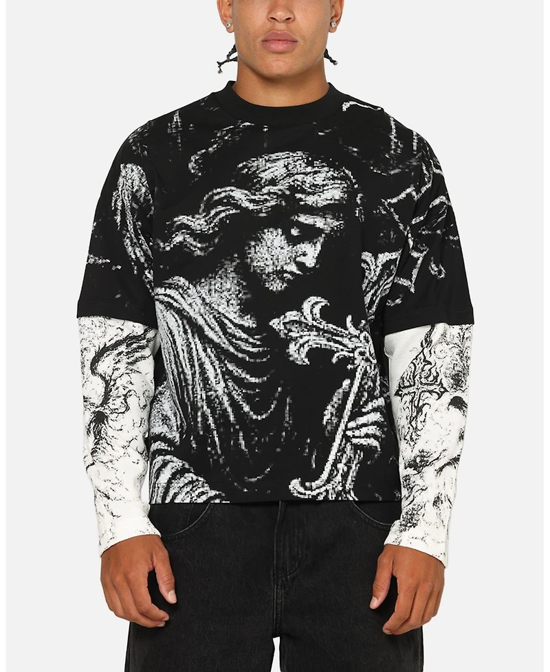 Saint Morta Men's Crossbearer Layer Long Sleeve T-Shirt
