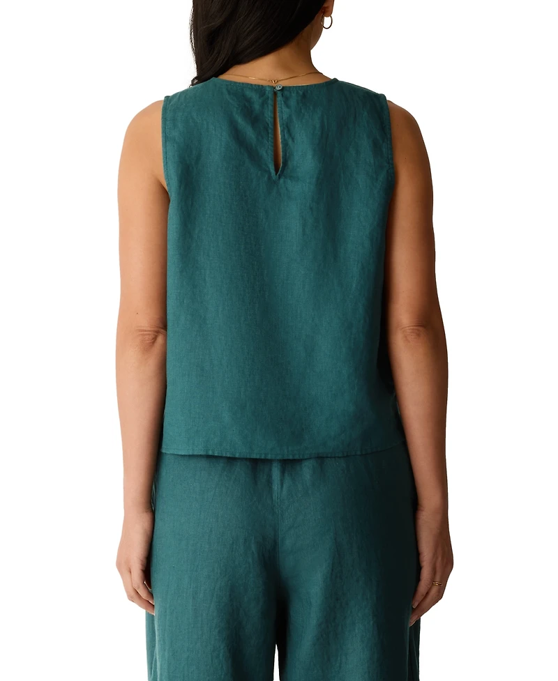 Eileen Fisher Women's Round Neck Shell Top