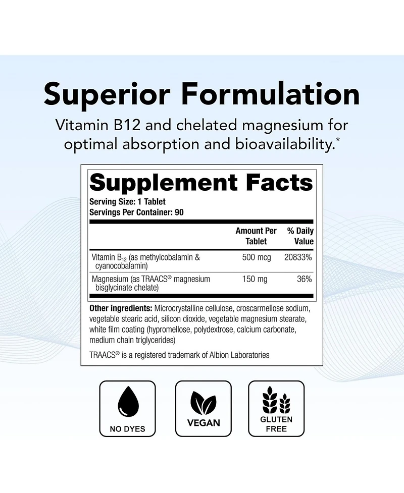 Theralogix Remplir Vitamin B12 and Magnesium Supplement