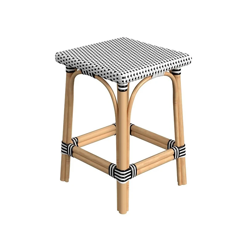 Butler Specialty Riviera Square 24"H Rattan Counter Stool
