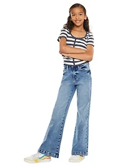 KanCan Big Girls Glen High Rise Wide Flare Jeans