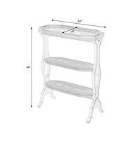 Butler Specialty Hadley 22 in. W Rectangular Wood 3- Tier Side Table