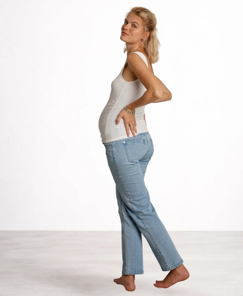 Nom Maternity Hailey Straight Leg Jeans