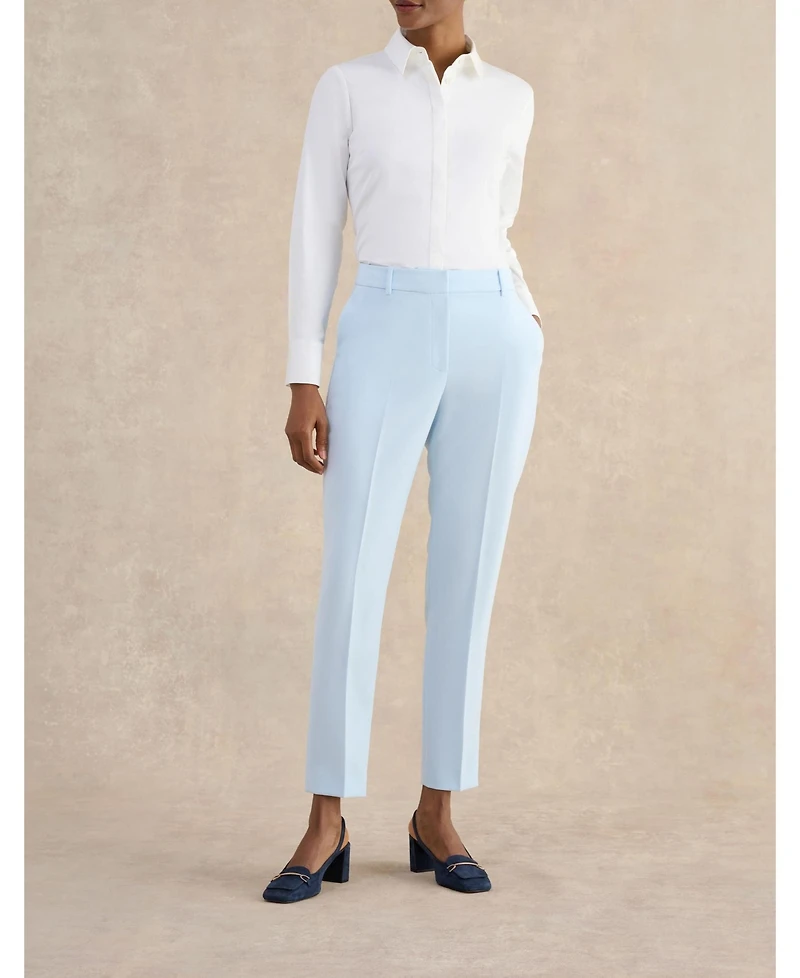 Hobbs London Women's Keighley High Waisted Slim Leg Trousers