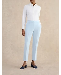 Hobbs London Women's Keighley High Waisted Slim Leg Trousers