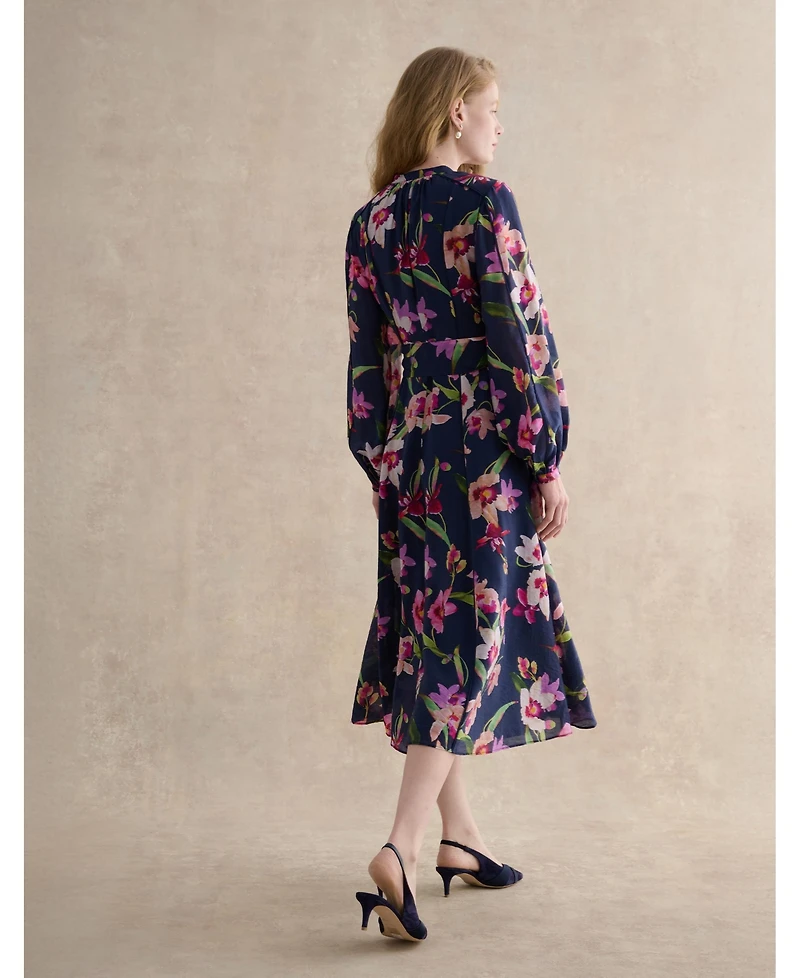 Hobbs London Women's Pippa Floral Midi Dress