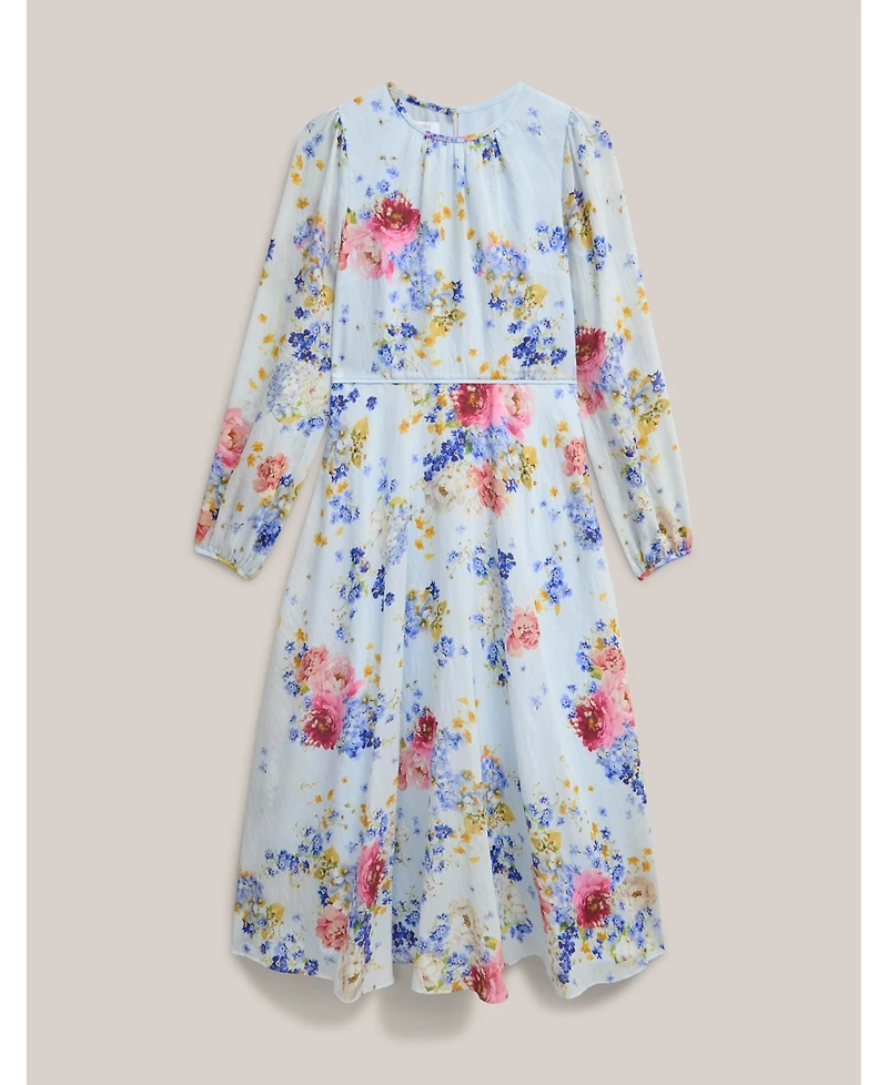 Hobbs London Women's Constance Floral Midi Dress