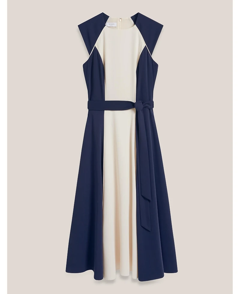 Hobbs London Women's Andrea Colour Block Midi Dress