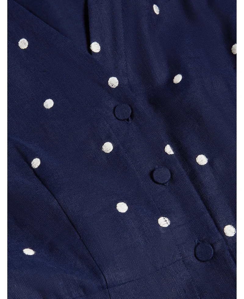 Hobbs London Women's Samantha Polka Dot Midi Dress