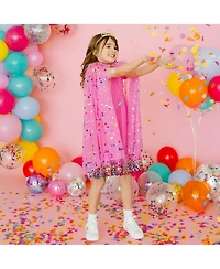 Sweet Wink Girls Raspberry Confetti Cape
