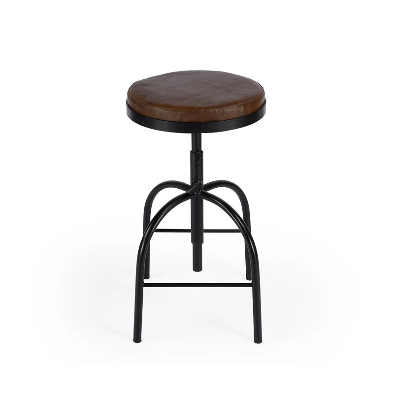 Butler Specialty Clyde Leather 25" Adjustable Bar Stool
