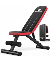 Fed Fitness Foldable Adjustable Weight Bench, 660LBS 8-Position Incline Bench for Chest Shoulder Home Gym