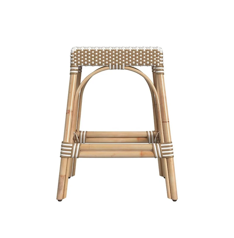 Butler Specialty Robias Rectangular Rattan 24.5" Counter Stool