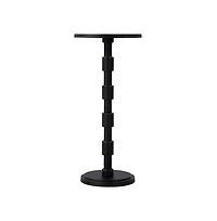 Butler Specialty Delano 10 in. W Round All Metal Pedestal Base End Table