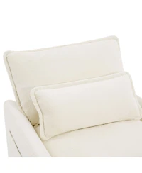 Streamdale Furniture Modern 3-Seater Plush Upholstered Sofa with Side Storage