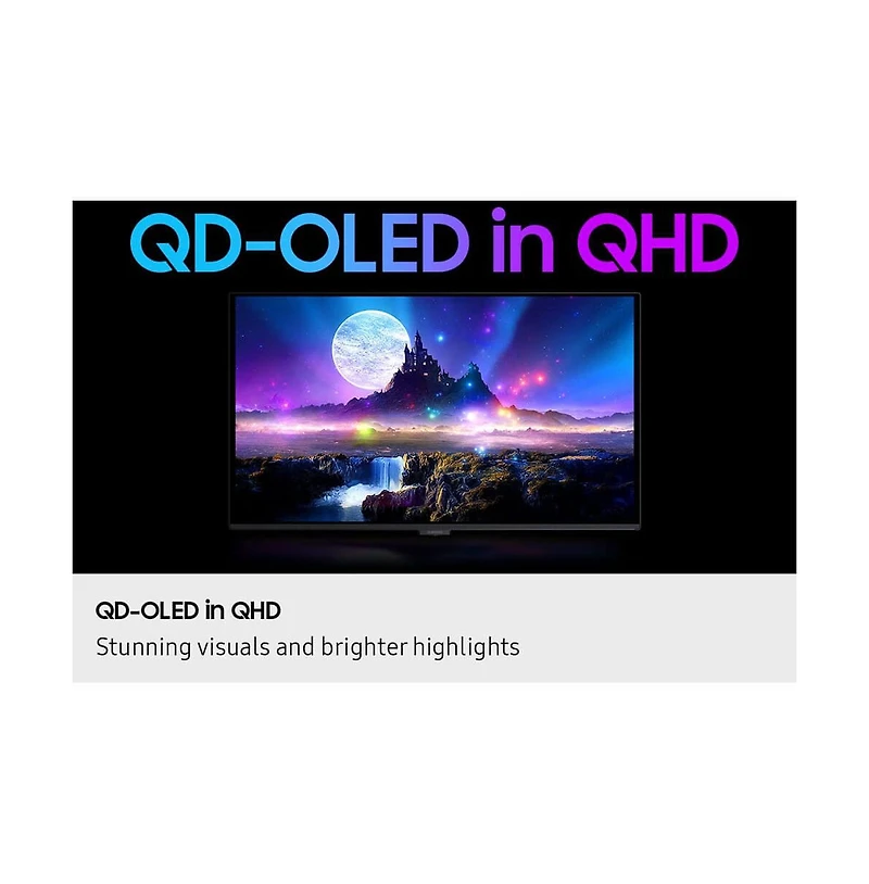 Samsung 27" Odyssey G50SF Oled Qhd Gaming Monitor 180Hz HDR10 G-Sync