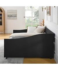 Streamdale Furniture Upholstered Full Size Daybed with Drawers