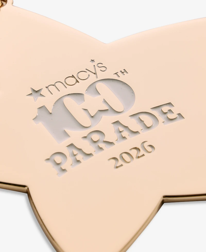 Macy's 100th Thanksgiving Day Parade 2026 Gold Star Bag Charm, Macy's Exclusive