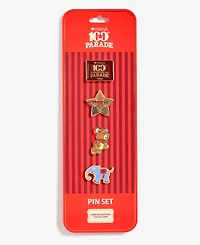 Macy's 100th Thanksgiving Day Parade 2026 Billie Brightpaw Bear 4-Pc. Pin Set, Macy's Exclusive