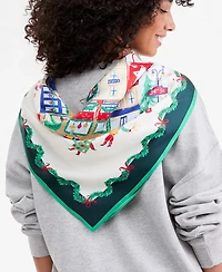 Macy's 100th Thanksgiving Day Parade 2026 Silk Printed Scarf, Macy's Exclusive