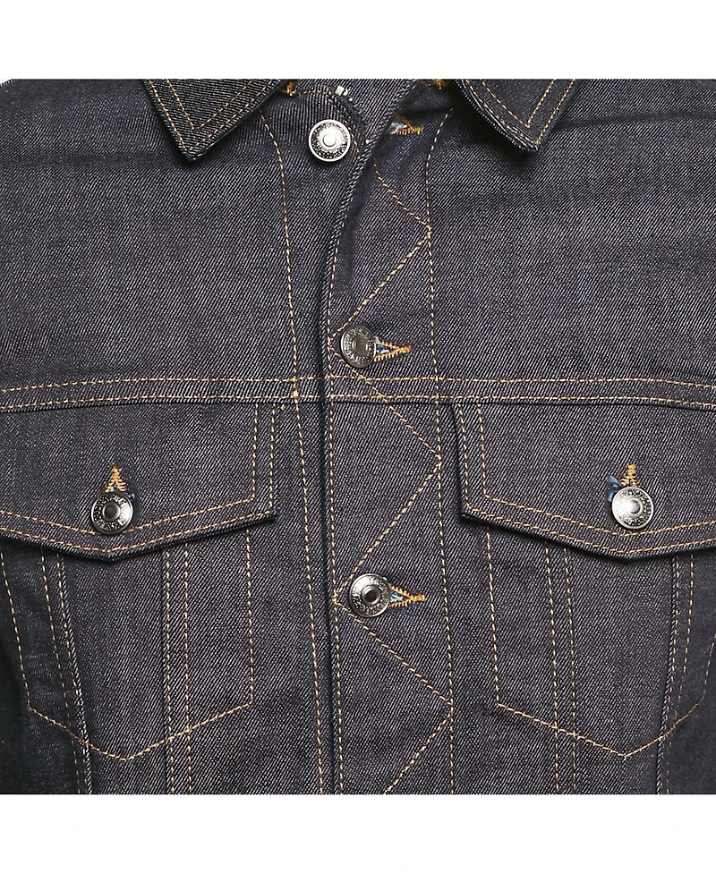 Pre-Owned Zadig & Voltaire Women's Pre-Owned Zadig and Voltaire Blue Denim Button Front Base Brut Jacket