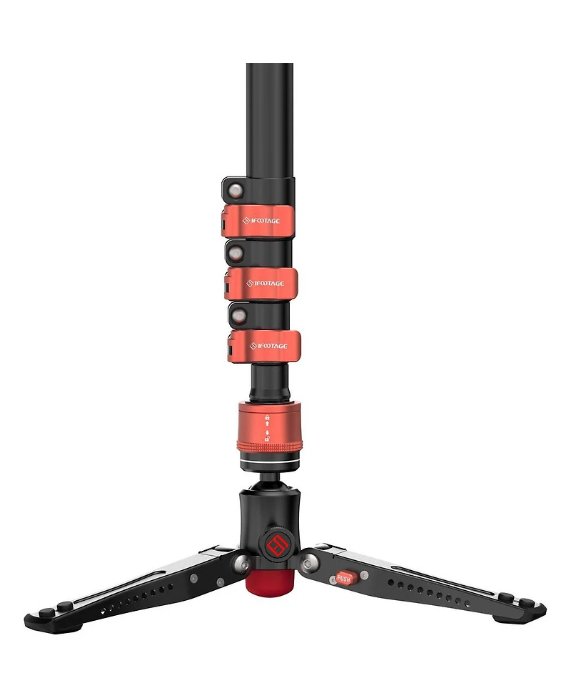 iFootage Cobra 3 CB3 A180F 4-Section Aluminum Monopod with Mini Tripod Base