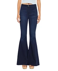 KanCan Women's Jainey High Rise Flare Jeans