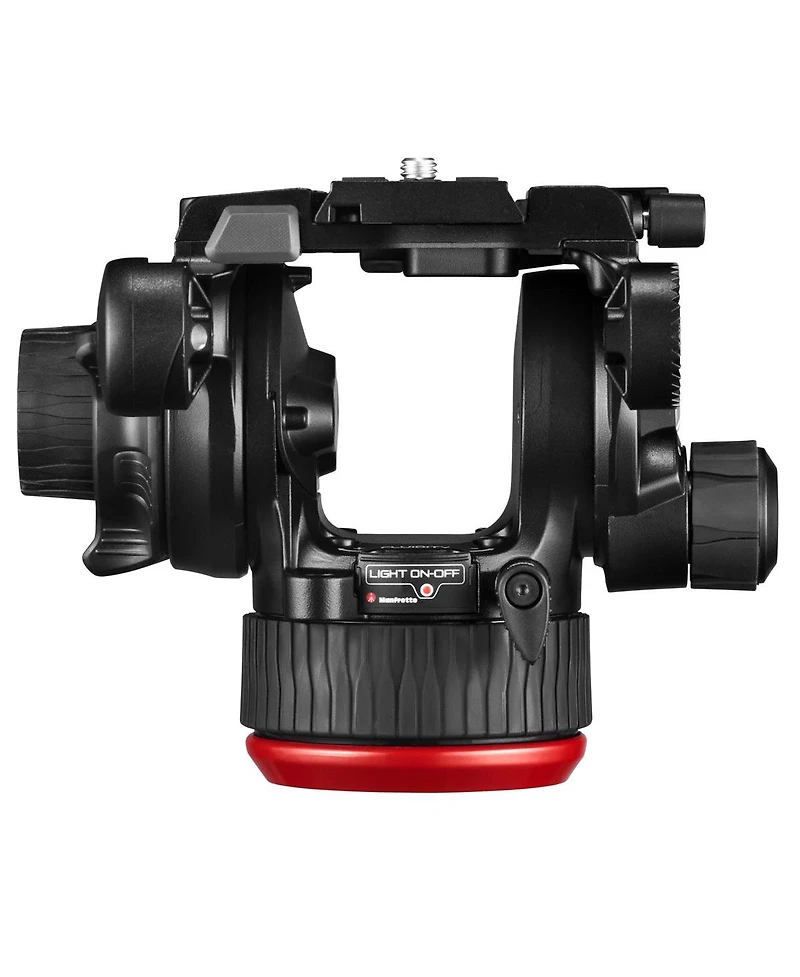 Manfrotto 504X Fluid Video Head with Aluminum Twin Leg Tripod and Mid-Level Spreader