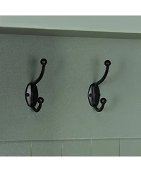 Streamdale Furniture Farmhouse 3-in-1 Hall Tree with 8 Hooks and Shoe Storage