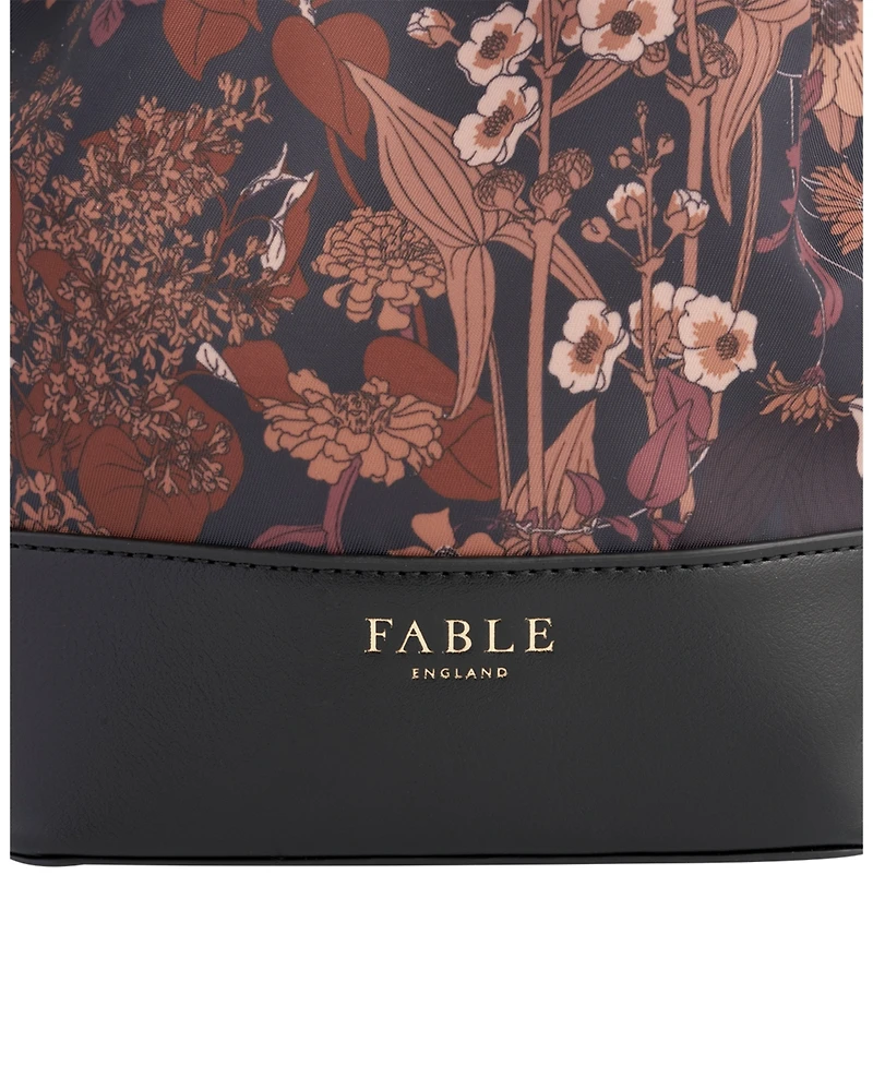 Fable England Women's Deco Bloom Bucket Bag