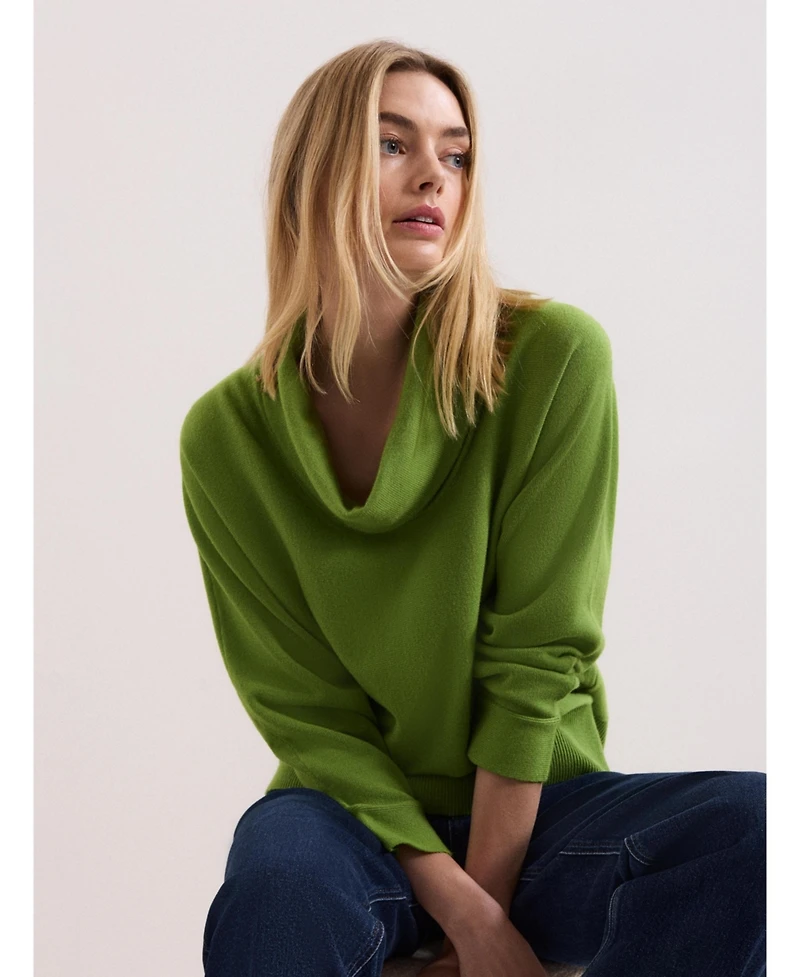 Phase Eight Women's Ribbed Detailing Rosalie Cowl Jumper