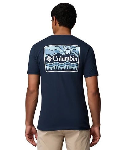 Columbia Men's Bold Mountain Logo Graphic Print T-Shirt
