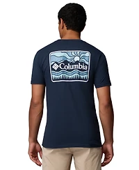 Columbia Men's Bold Mountain Logo Graphic Print T-Shirt