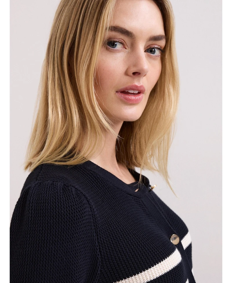 Phase Eight Women's Grace Button-Front Round Neck Cardigan