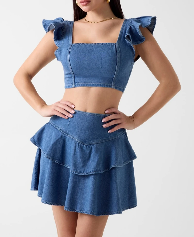 Guess Women's Leah Crop Top