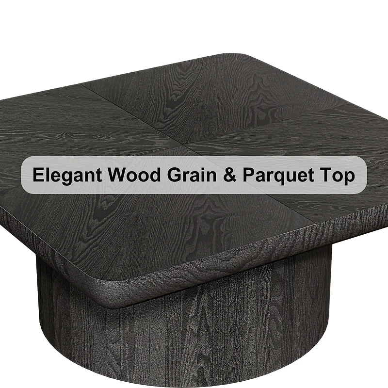 Streamdale Furniture Modern Wood 2-Piece Nesting Coffee Table Set
