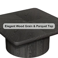 Streamdale Furniture Modern Wood 2-Piece Nesting Coffee Table Set