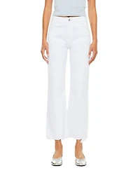 KanCan Women's High Rise Slim Wide Jeans