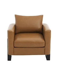 Streamdale Furniture Modern Accent Club Chair with Rubberwood Legs