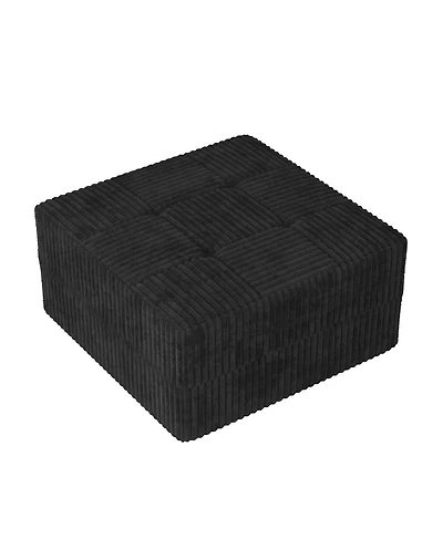 Streamdale Furniture Modern Minimalist Corduroy Sectional Sofa
