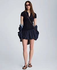 Kenneth Cole Women's Mid-Rise Balloon Shorts