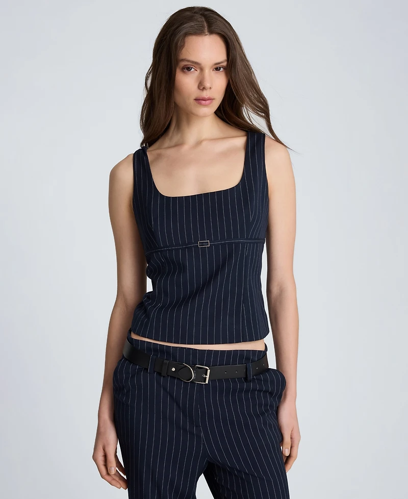 Kenneth Cole Women's Sleeveless Empire Waist Top