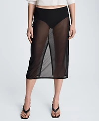 Kenneth Cole Women's Mesh Midi Skirt