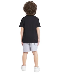 Champion Boys' 4-7 Crewneck T-Shirt and Cargo Shorts, 2-Piece Set