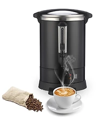 gaomon 14L Large Stainless Steel Coffee Urn with Double Wall Insulation for Wedding, Buffet, Catering, Events, Outdoor Bar