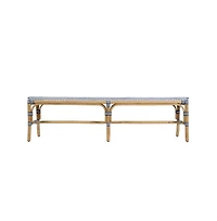 Butler Specialty Laguna 66.5 in. W Rectangular Rattan Backless Accent Bench
