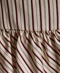 Bcbg Women's V-Neck Stripe Top