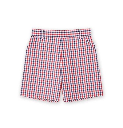 Florence Eiseman Toddler Boys Plaid Seersucker Short