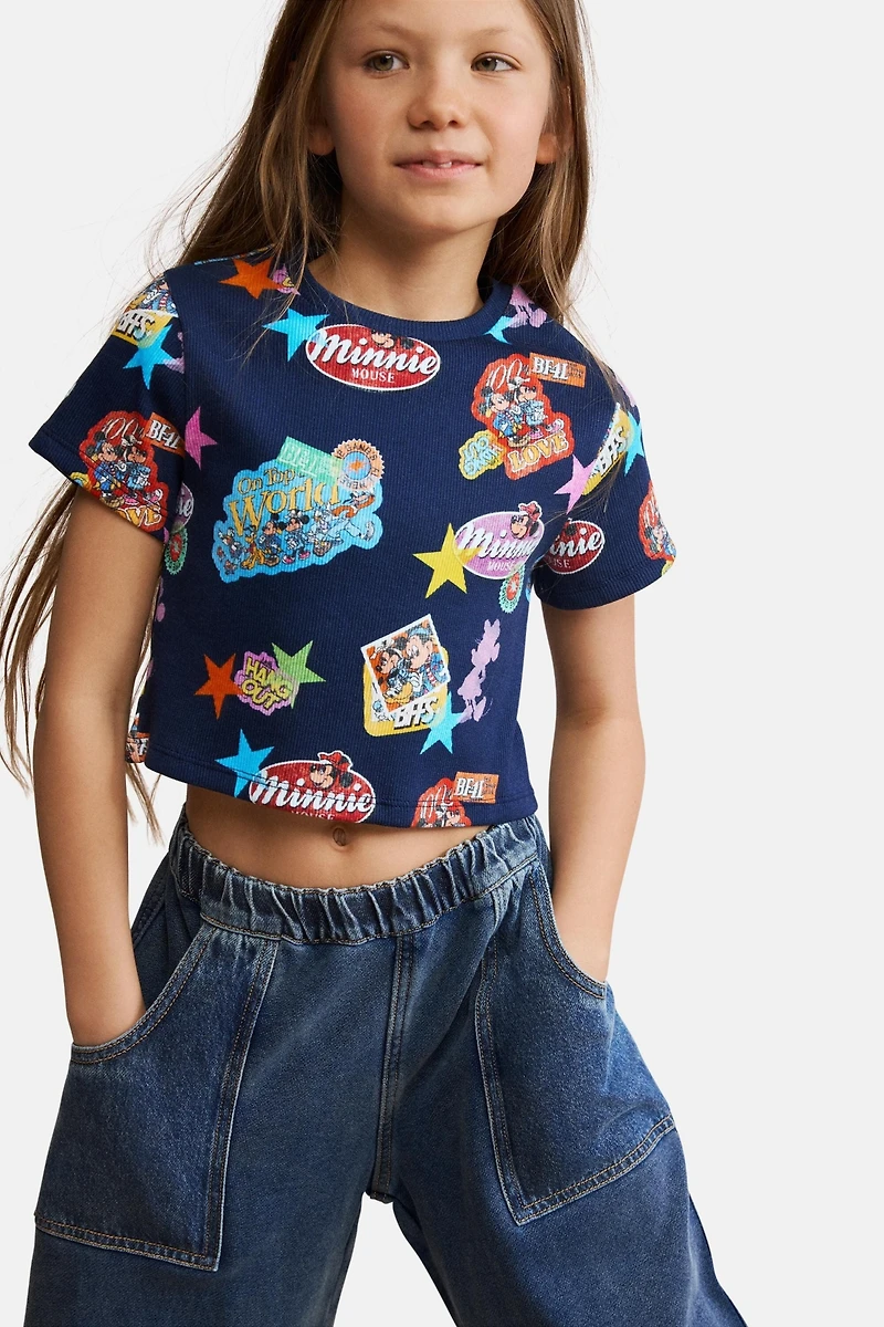 Desigual Girls Girls's Minnie Mouse printed T-shirt