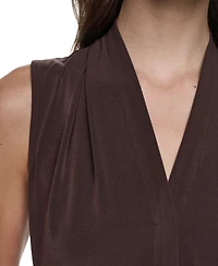 Calvin Klein Petite Sleeveless V-Neck Top